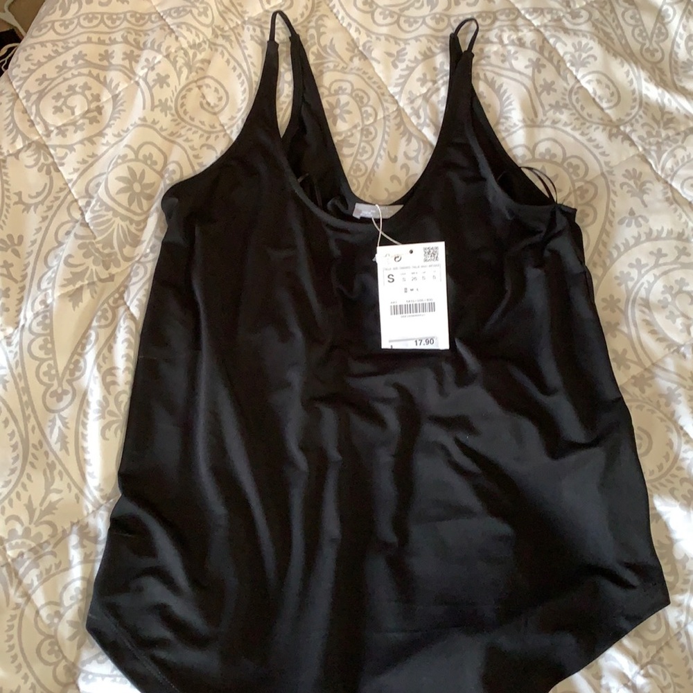 Zara black tank top